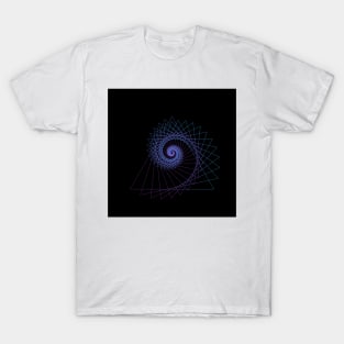 Beautiful geometric figure spiral T-Shirt